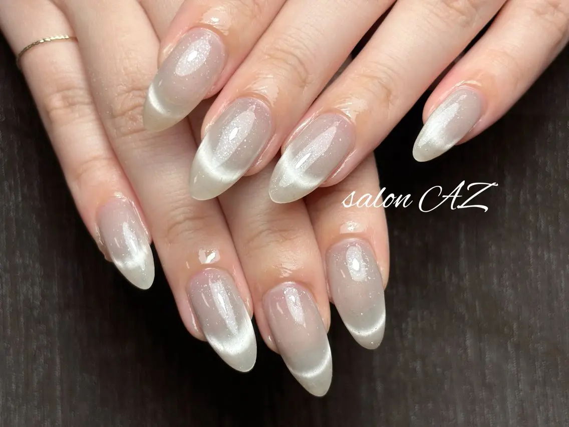 ネイル アートネイル 長さ出し フットネイル フレンチネイル ジェルネイル ハンドネイル salon AZのネイルデザイン