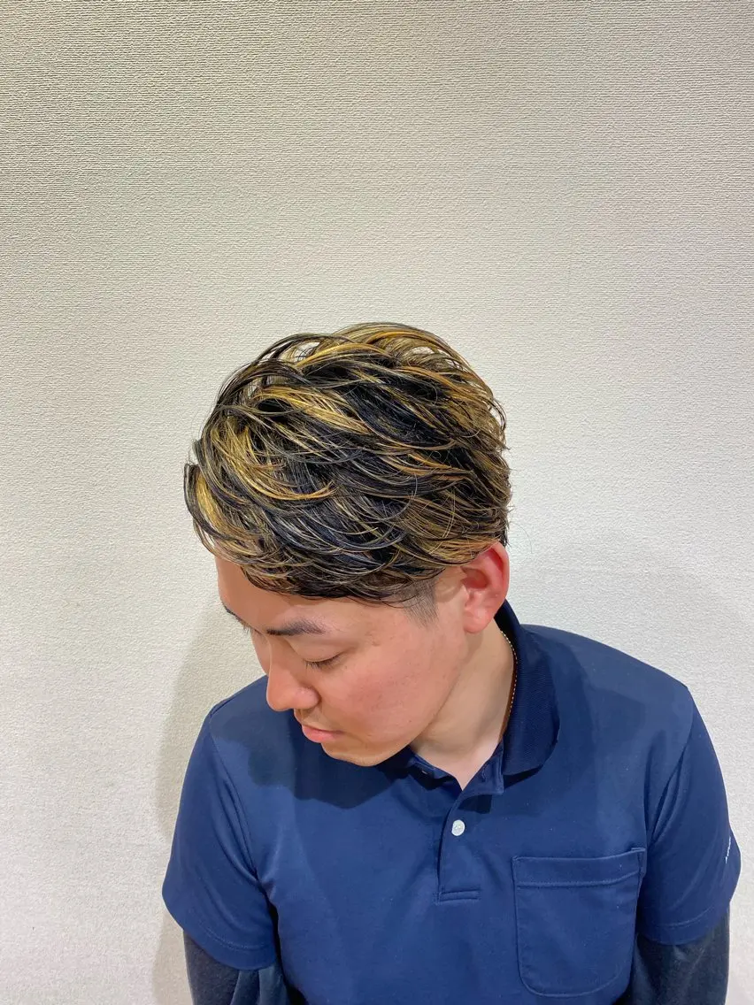 メンズ カット ヘアカラー ☘️お悩み解決☘️ 岡部恒輝のヘアスタイル