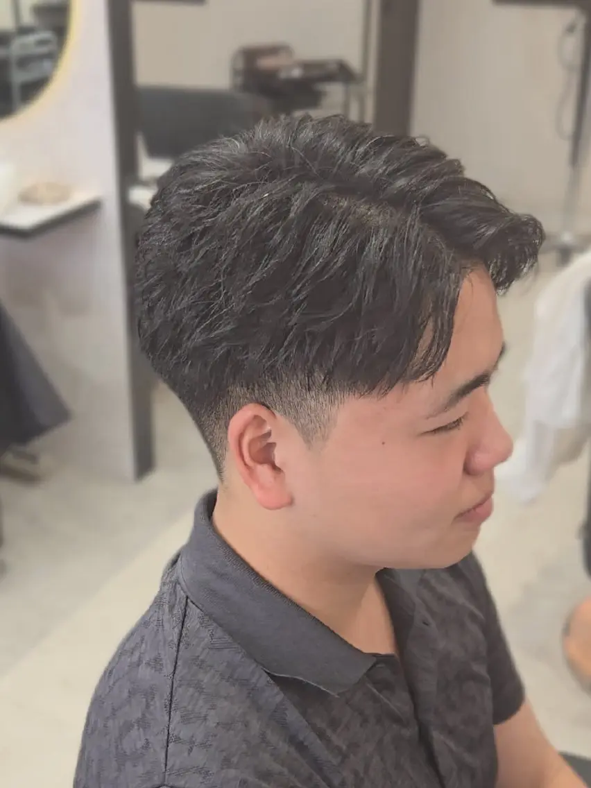 メンズ ショート スパイキーショート ショートヘア カット ヘアセット LEN名古屋/パーマ 海外ヘア/メンズ特化のヘアスタイル