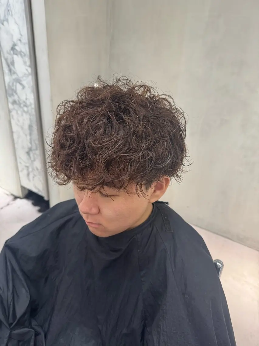 パーマ メンズ メンズパーマ ブリーチ/パーマ特化 片平和寿のヘアスタイル
