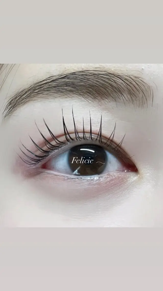 マツエク・マツパ パリジェンヌラッシュリフト マツパ Felicie＊ Sayakaのマツエク・マツパデザイン