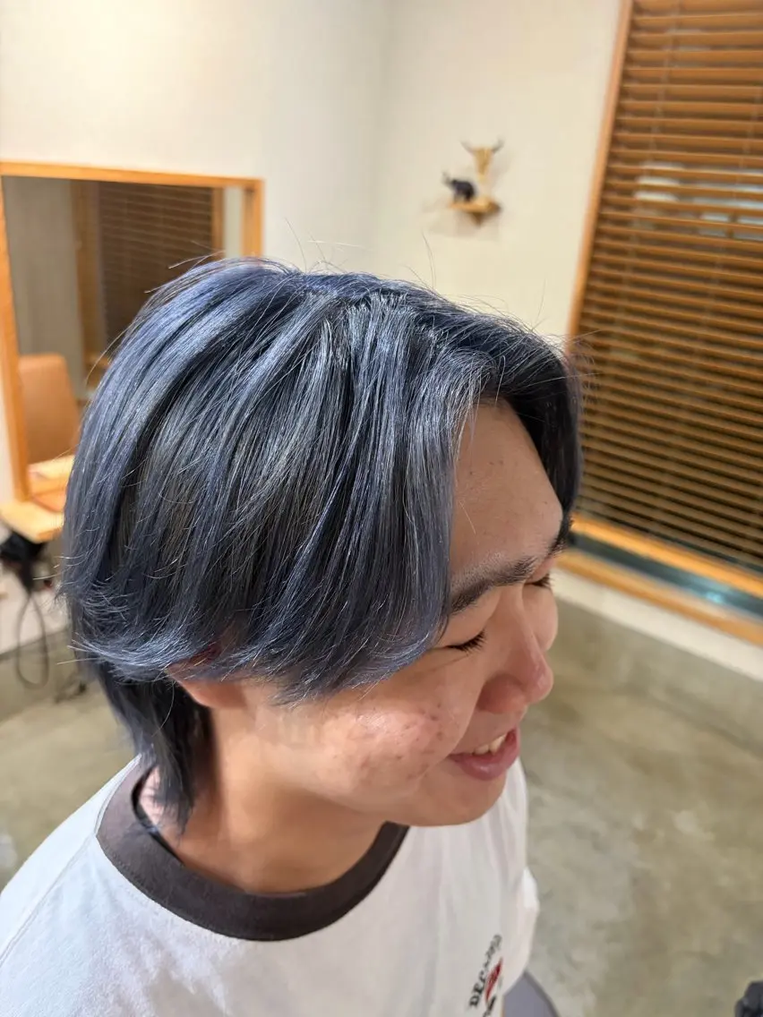 ショート カラー メンズ ヘアカラー ✂︎YUUSEI ✂︎のヘアスタイル
