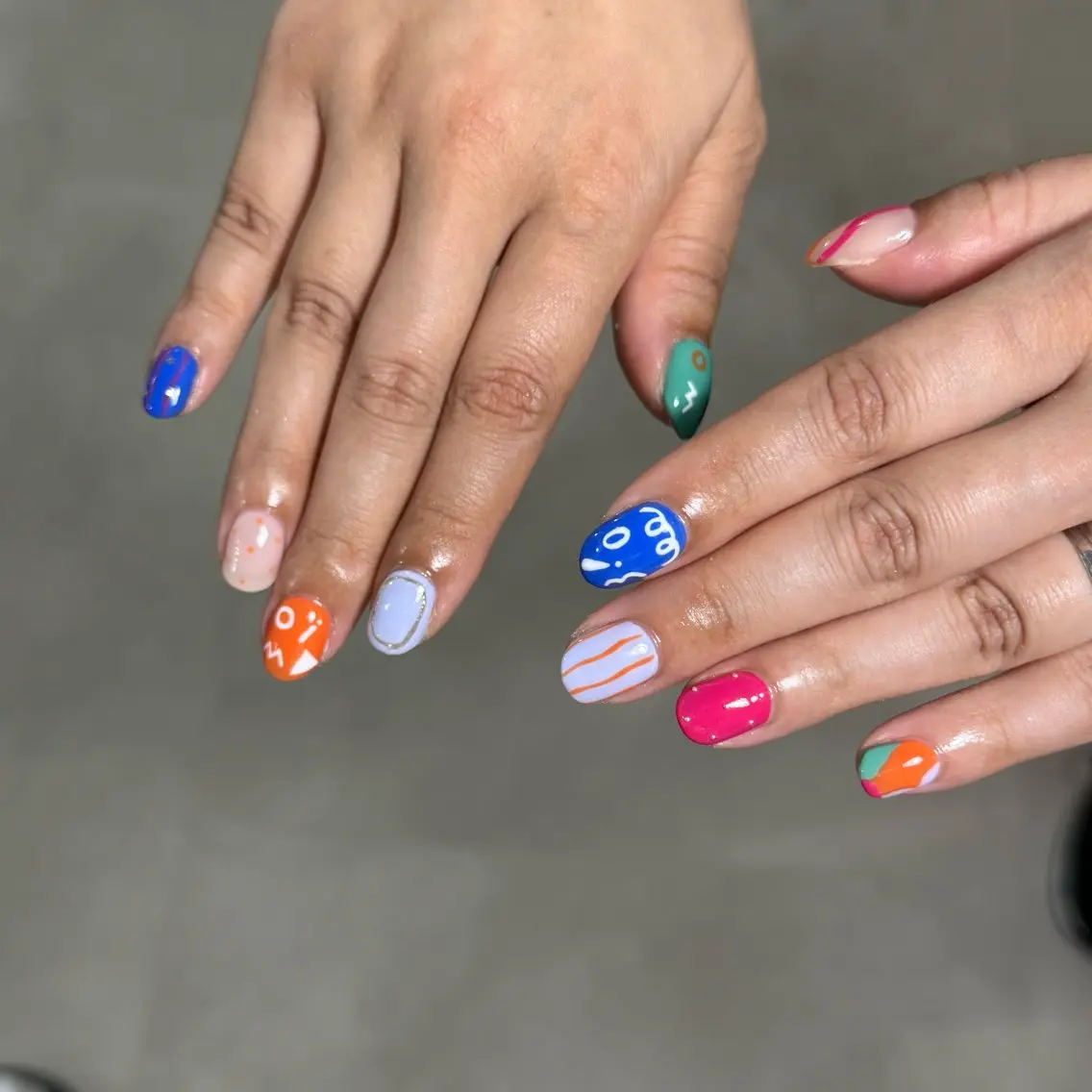 ネイル ハンドネイル ramo nail  aoiのネイルデザイン