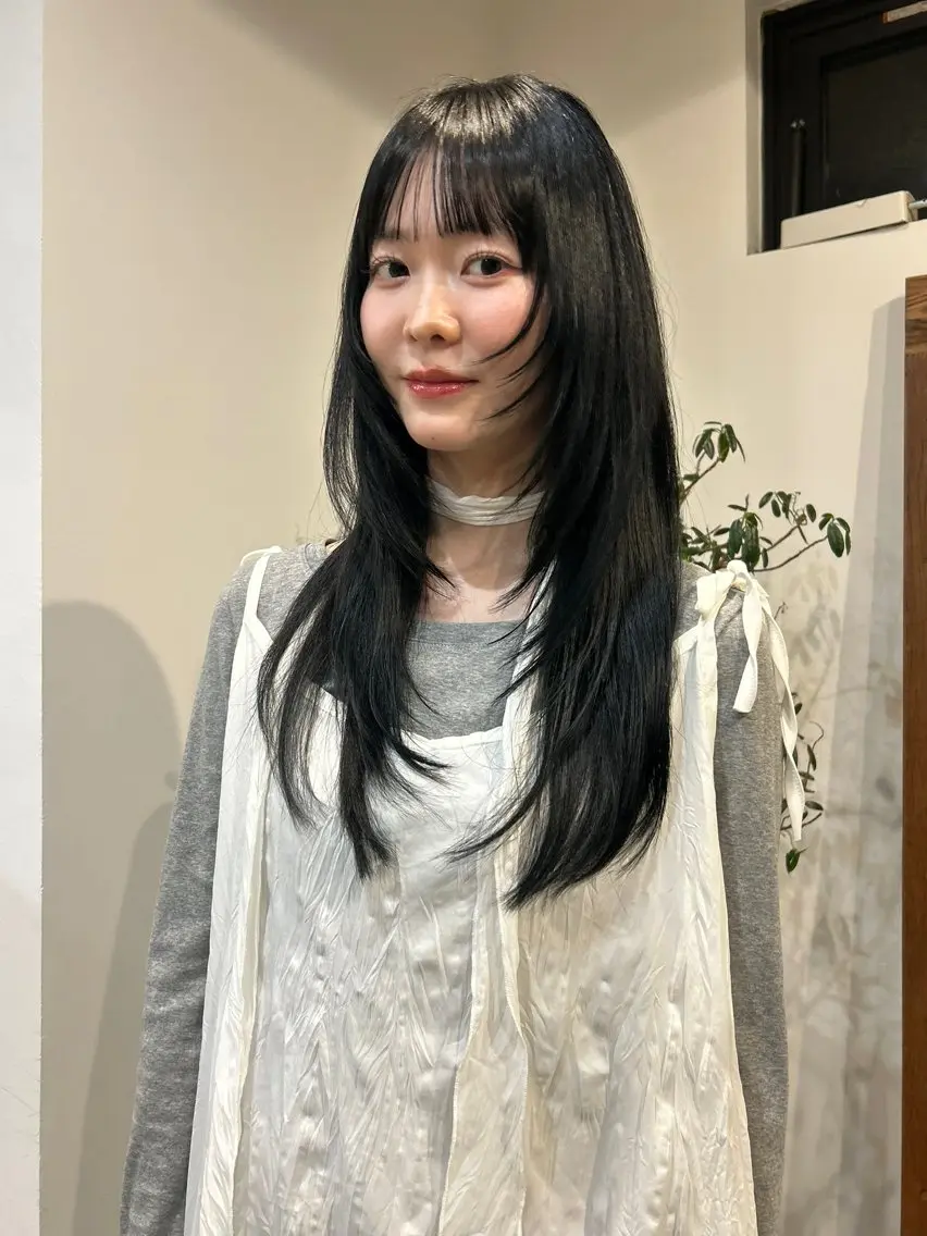 ロング カラー 透明感カラー/ mizukiのヘアスタイル