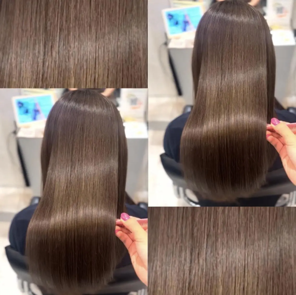 ロング カラー 中韓🇨🇳🇰🇷 トレンド&髪質改善のヘアスタイル