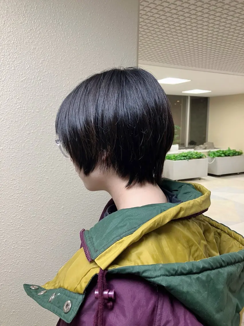 ショート 似合わせカット ショートヘア ウルフカット fumikaブリーチ /デザインのヘアスタイル