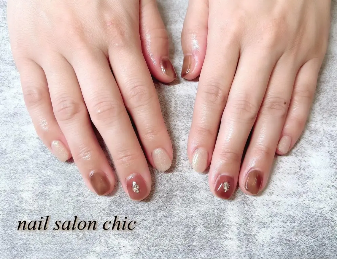 ネイル ハンドネイル nail salon chicのネイルデザイン