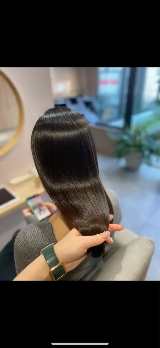 ロング 縮毛矯正 縮毛矯正 トリートメント nagisa /縮毛矯正のヘアスタイル