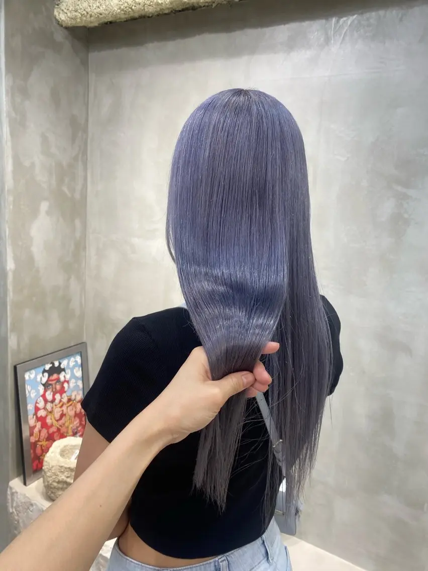 カラー メンズ メンズブリーチ メンズハイトーン ブリーチ ハイトーンカラー ラベンダーカラー 🍈yurina 福岡/パーマ🍈のヘアスタイル