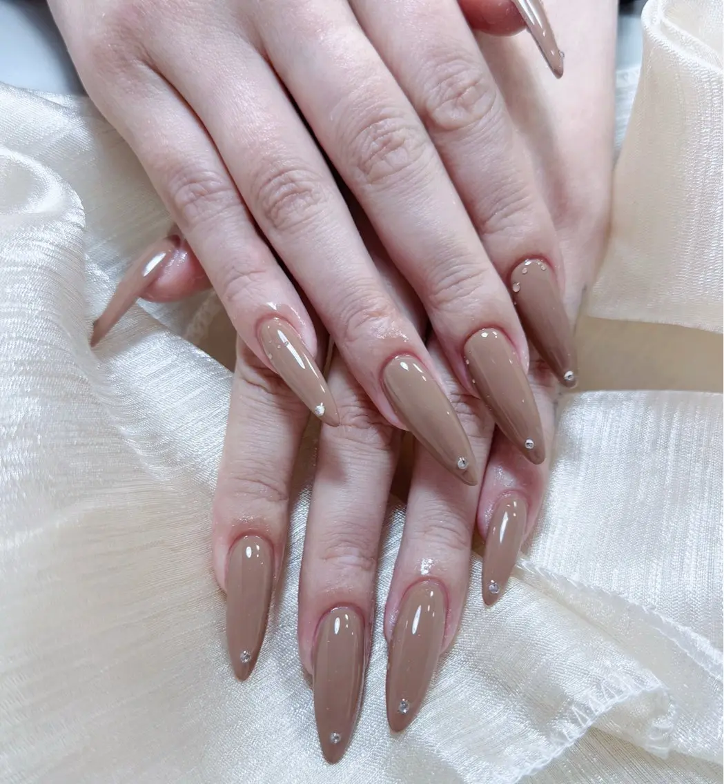 ネイル アートネイル オーロラネイル チークネイル フレンチネイル ガラスフレンチ ハンドネイル 🎀🎀YooLi Nail Salonのネイルデザイン