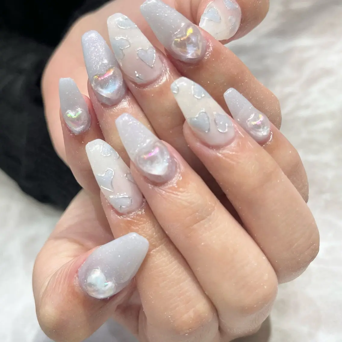 ネイル アートネイル 長さ出し ジェルネイル 韓国ネイル ネイルチップ 粕屋ネイル&耳つぼ 🫧Natsumiのネイルデザイン