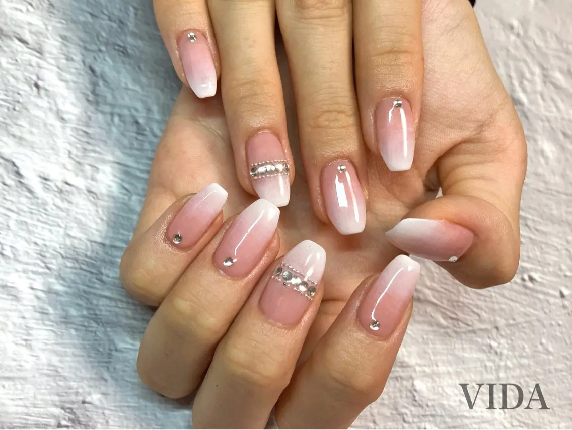 ネイル 韓国ネイル ワンホンネイル ハンドネイル private salon VIDAのネイルデザイン