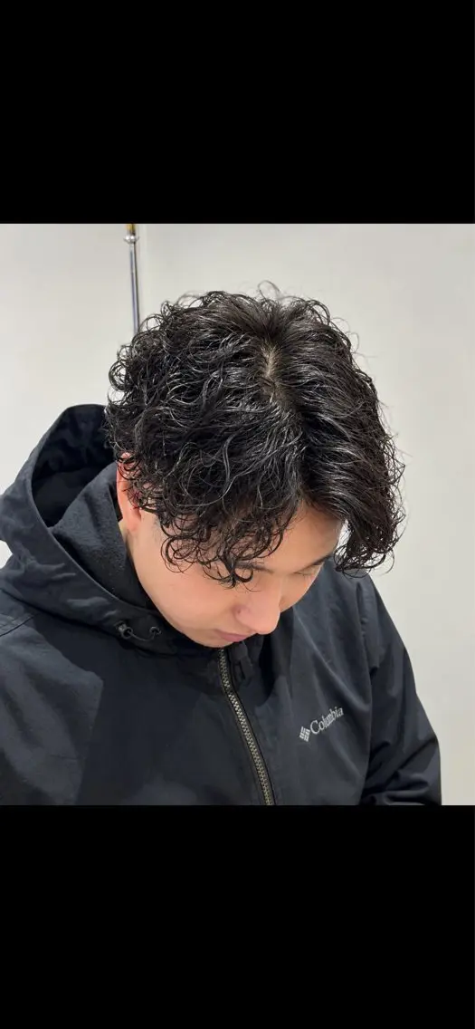 パーマ メンズ メンズパーマ 波巻きパーマ カット パーマ ⭐️美髪カラー/永木 空のヘアスタイル
