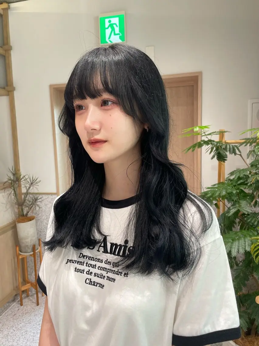 ロング カラー ヘアアレンジ ヘアカラー トレンドレイヤー カット/mihoのヘアスタイル