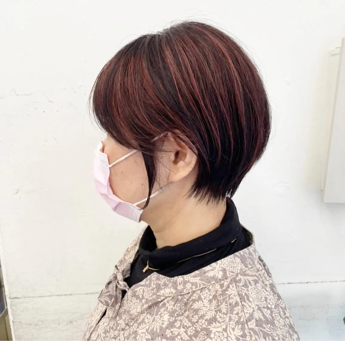 ショート カラー 丸みショート ショートヘア 野々村 麻由のヘアスタイル