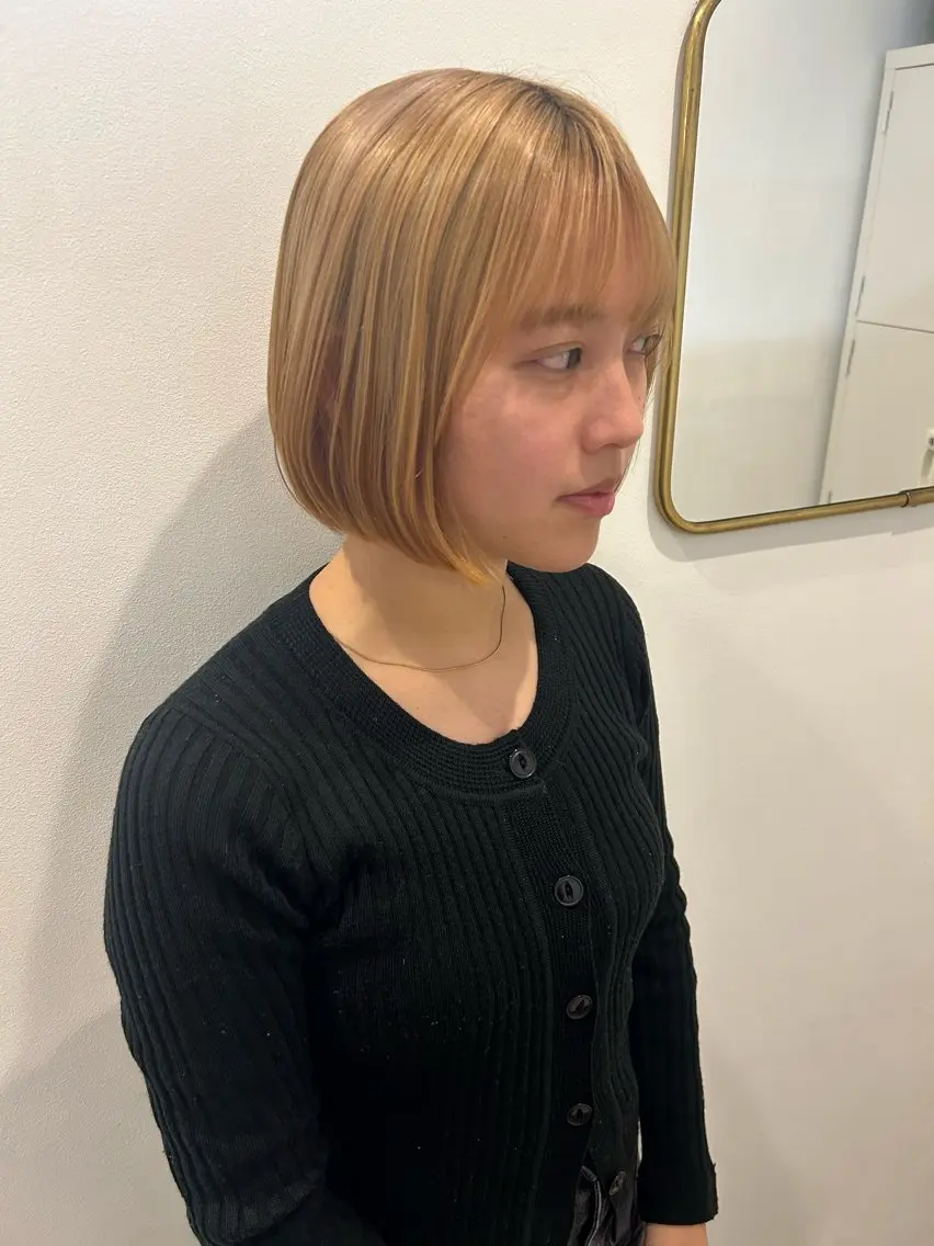 ショート ボブ ボブ/レイヤー ナカミネアキナのヘアスタイル