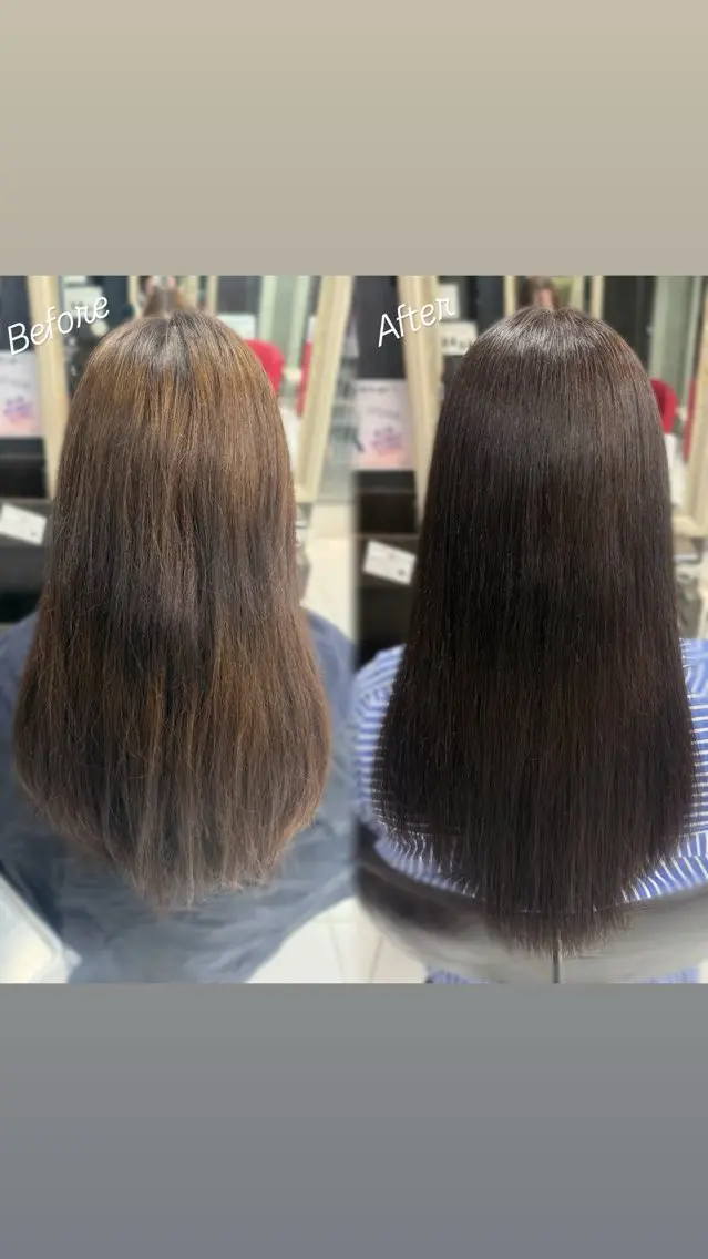 ロング カラー ブリーチ ブリーチなしカラー ショートカット募集中 💜manaka💜のヘアスタイル