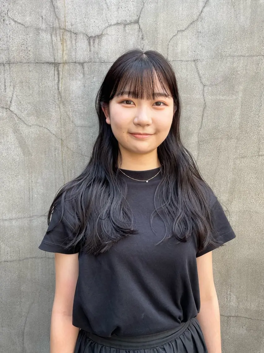 ロング カラー パーマ ヘアアレンジ くびれレイヤー/艶 カラー　MADOKAのヘアスタイル