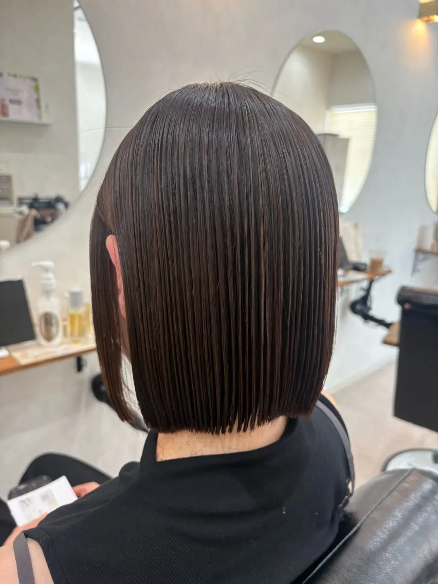 【ボブ】スタイルカット(髪質改善トリートメント付)✨️の写真