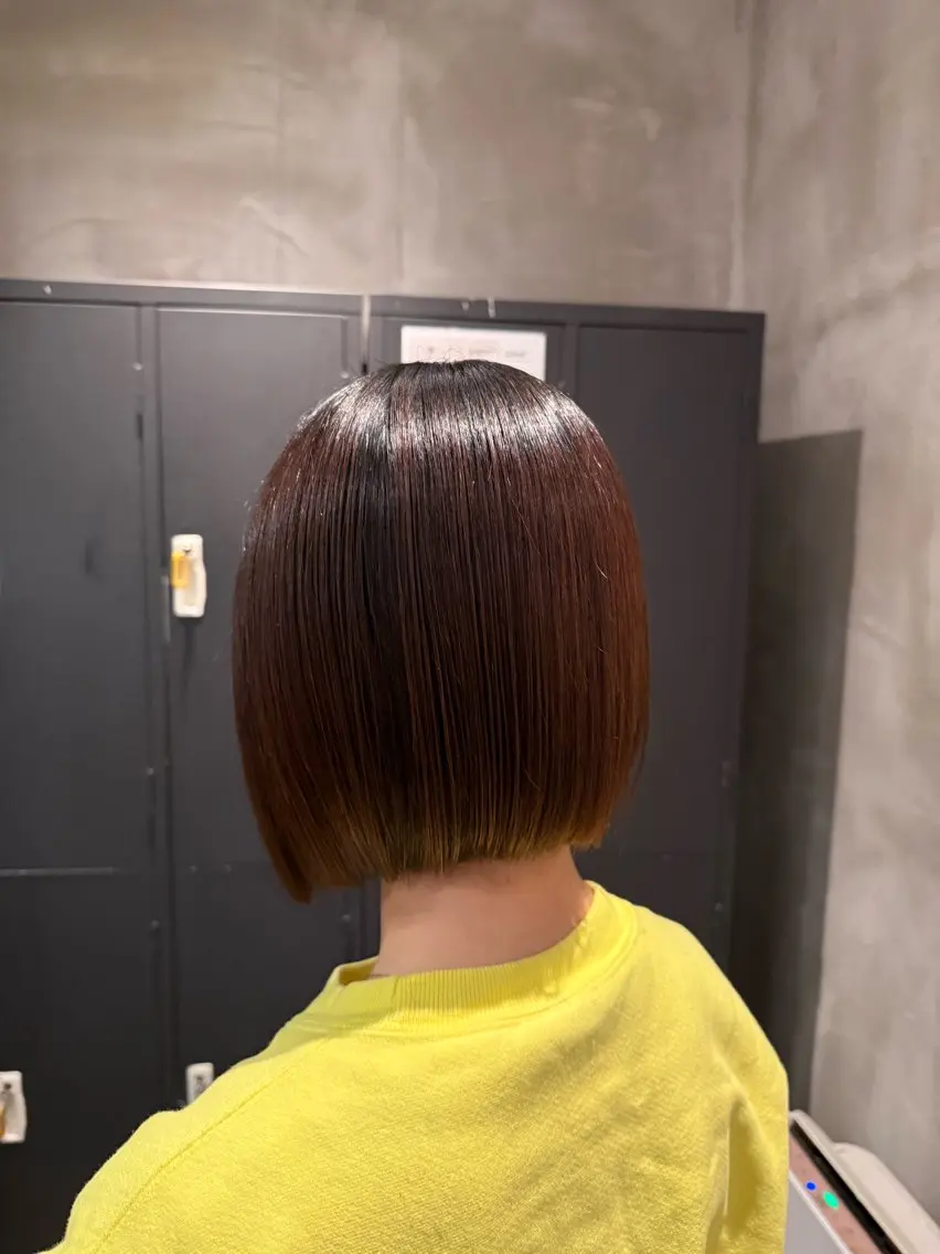 ミディアム ボブ 黒木 美麗のヘアスタイル