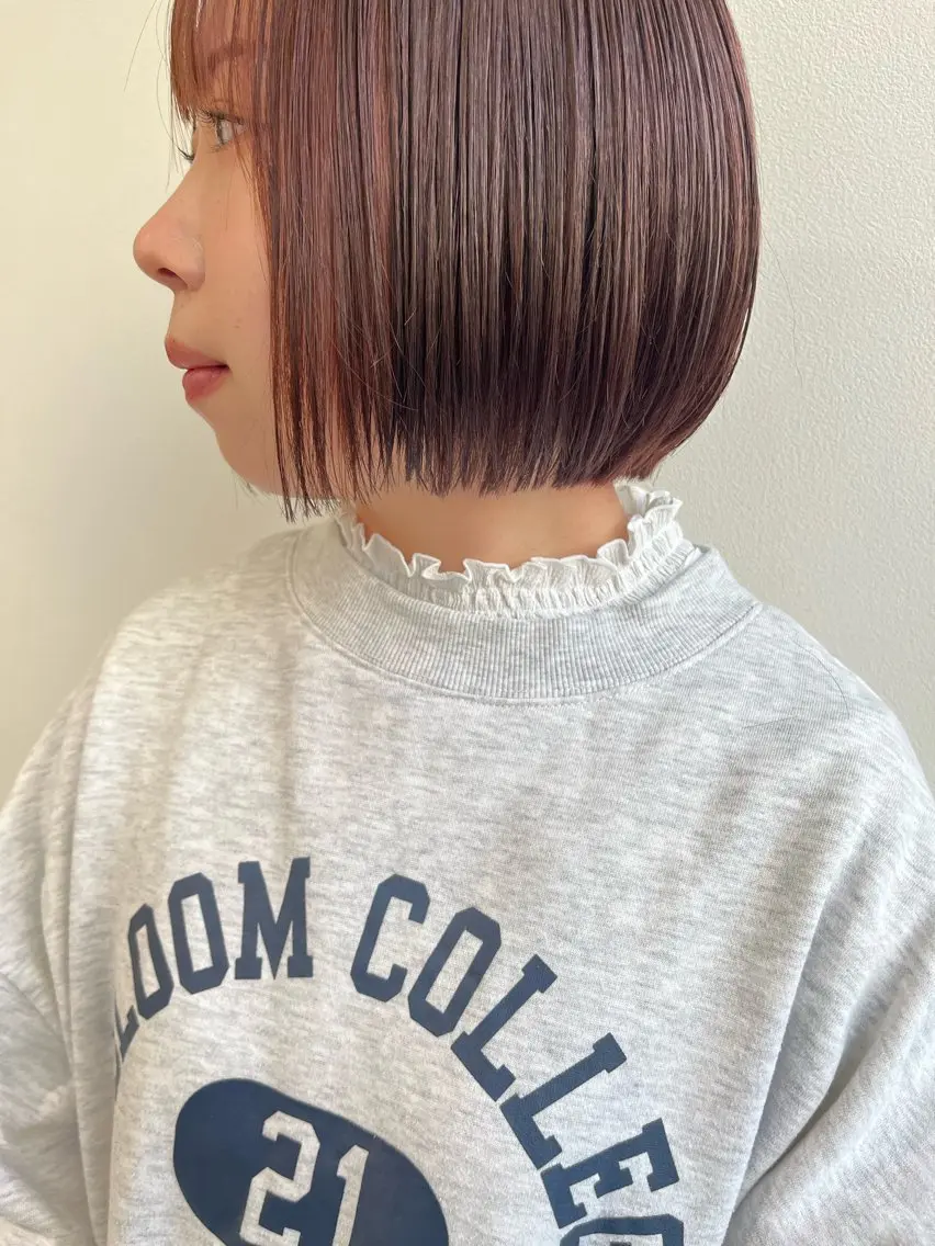 ショート ボブ ホラオク カナエのヘアスタイル