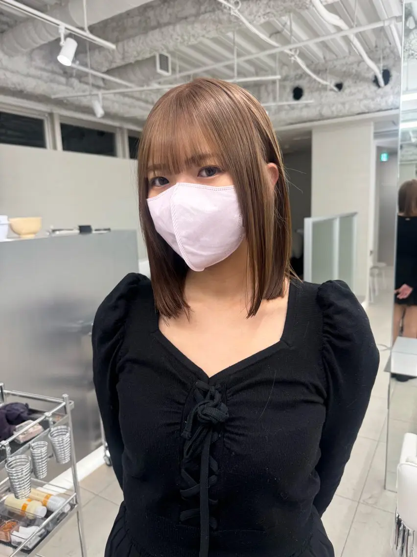 ショート カラー ヘアカラー ヘアセット 栄美容師/kiti /ボブ/ケントのヘアスタイル