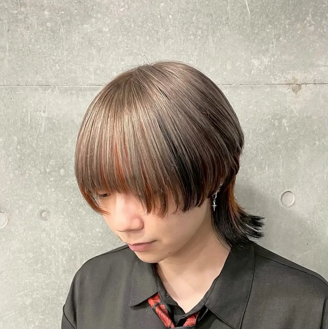 カラー メンズ 佐々木 哲太のヘアスタイル