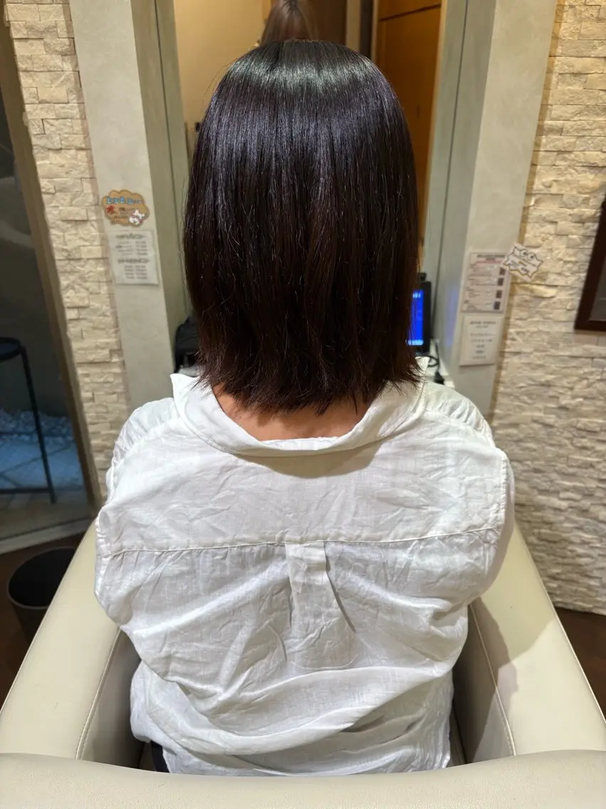 ミディアム ボブ 扇 空のヘアスタイル