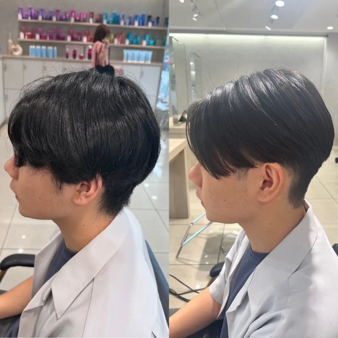 ショート メンズ カット 縮毛矯正 トリートメント メンズ比率エリア No.1/林慶太のヘアスタイル