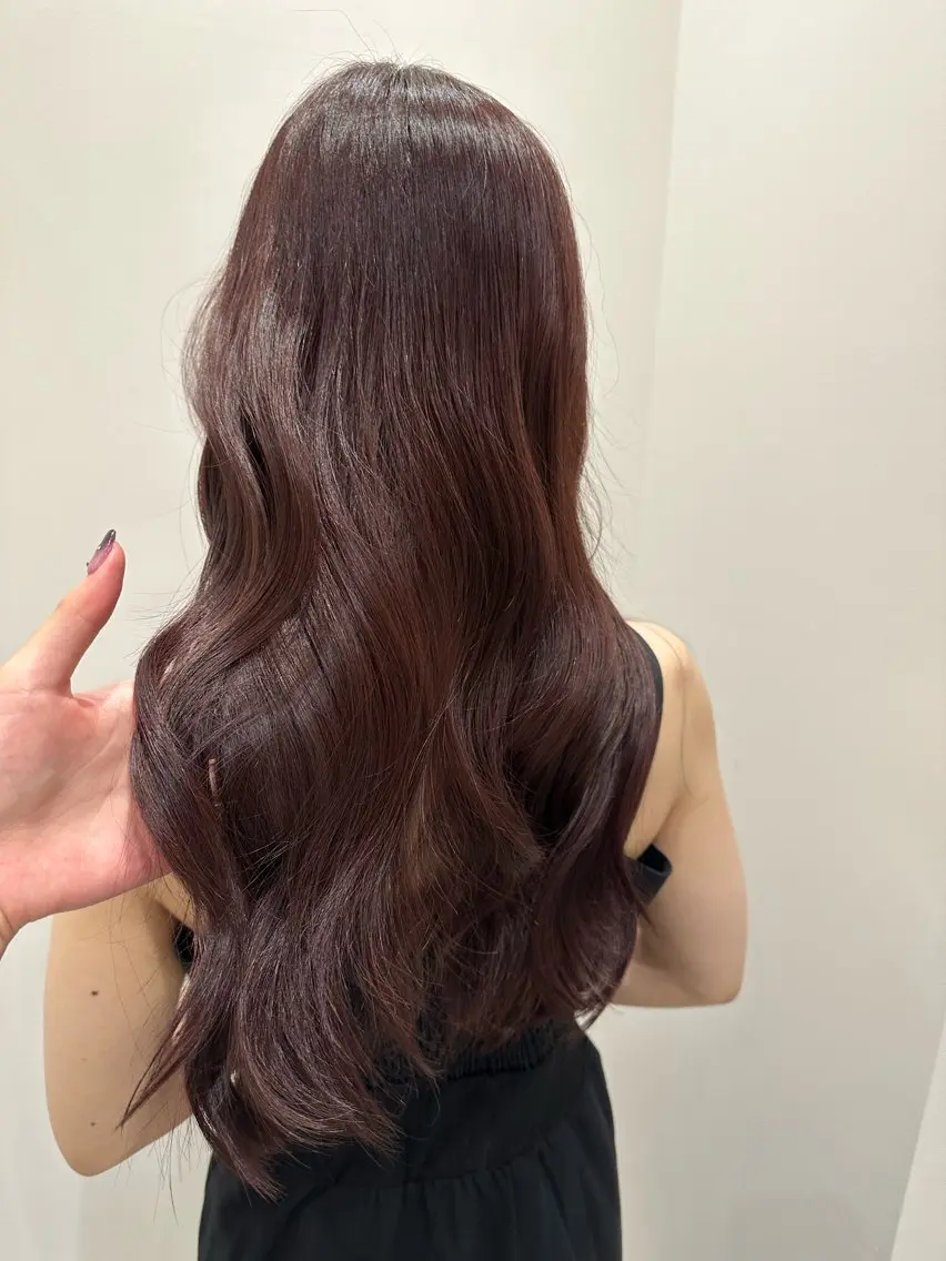 ロング カラー 🍓韓国ヘア レイヤ ーカット🍓笠原 葵のヘアスタイル