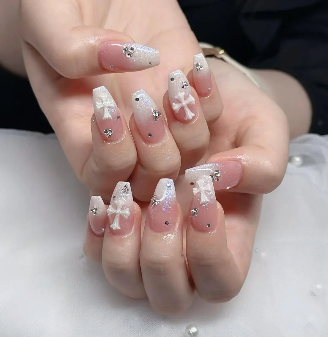ネイル フレンチネイル ジェルネイル ハロウィン 韓国ネイル マグネットネイル ハンドネイル H.baby Nail Salonのネイルデザイン