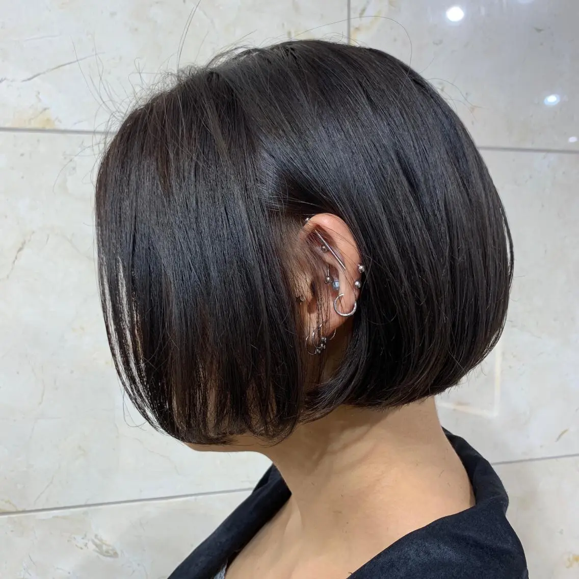 ショート カラー ブリーチ 透明感カラー 清水　仰士 ROW町田のヘアスタイル