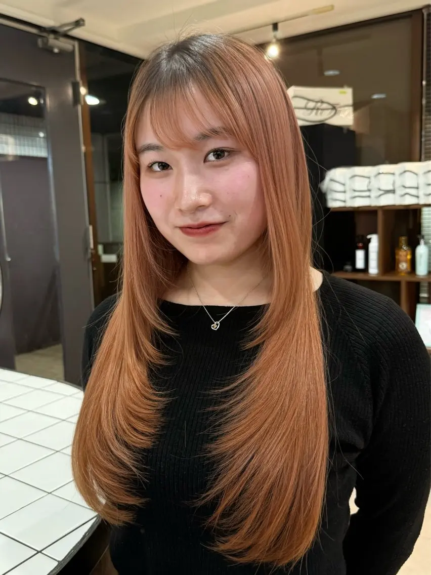 ロング ロングレイヤー レイヤーカット ロング 宮嶋 蓮のヘアスタイル