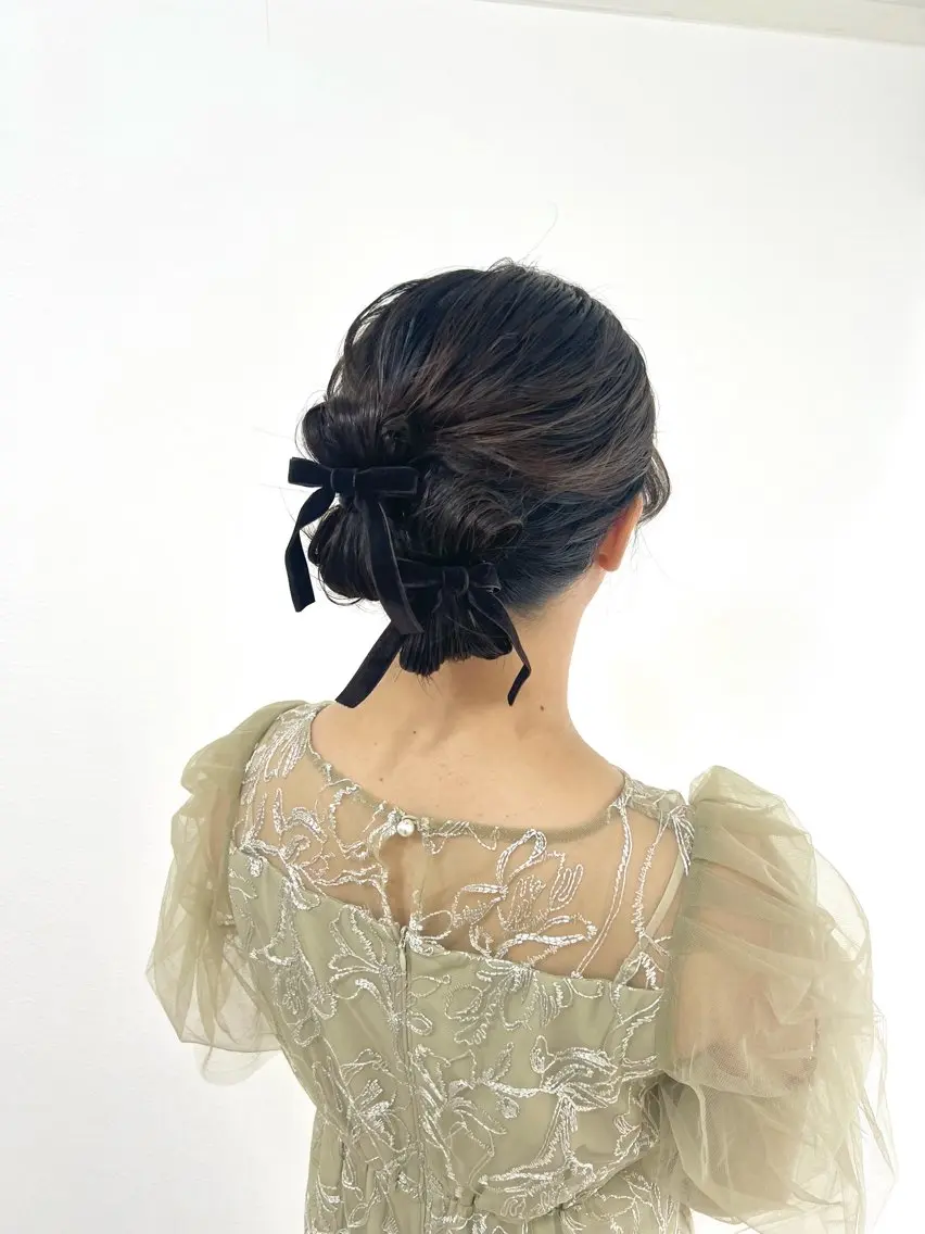 ロング ヘアアレンジ 大羅 海比のヘアスタイル