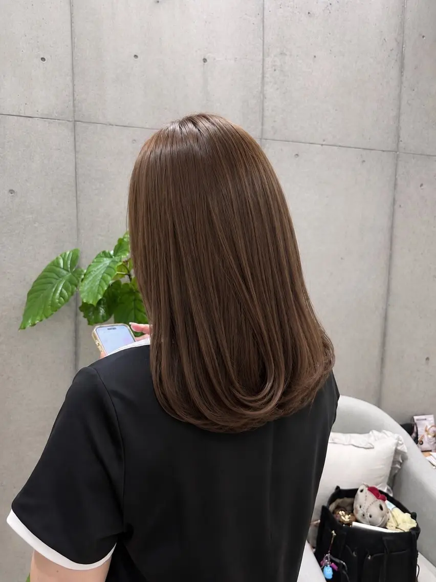 ロング カラー 透明感カラー イルミナカラー Sugar 🌷Ayaka🌷のヘアスタイル