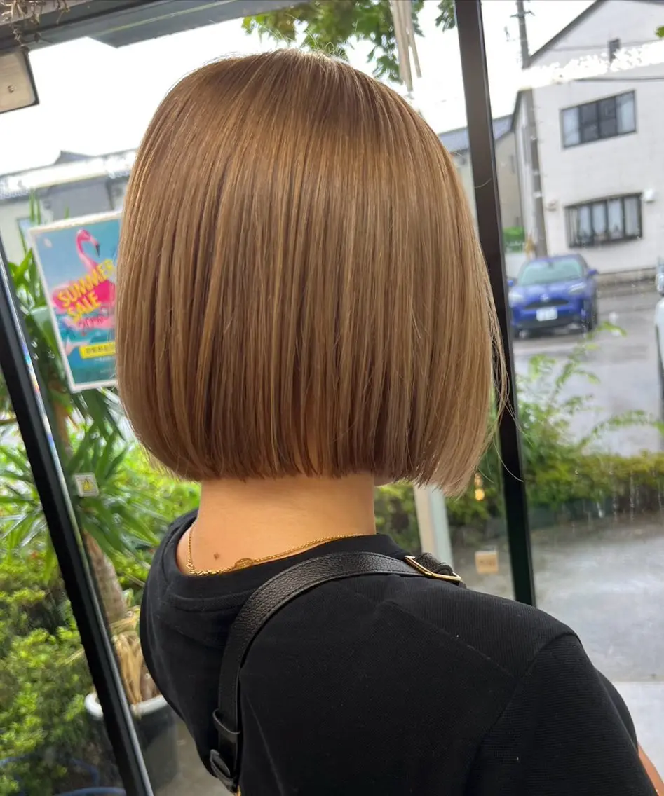 ショート カラー ヘアカラー 田中 遥空のヘアスタイル