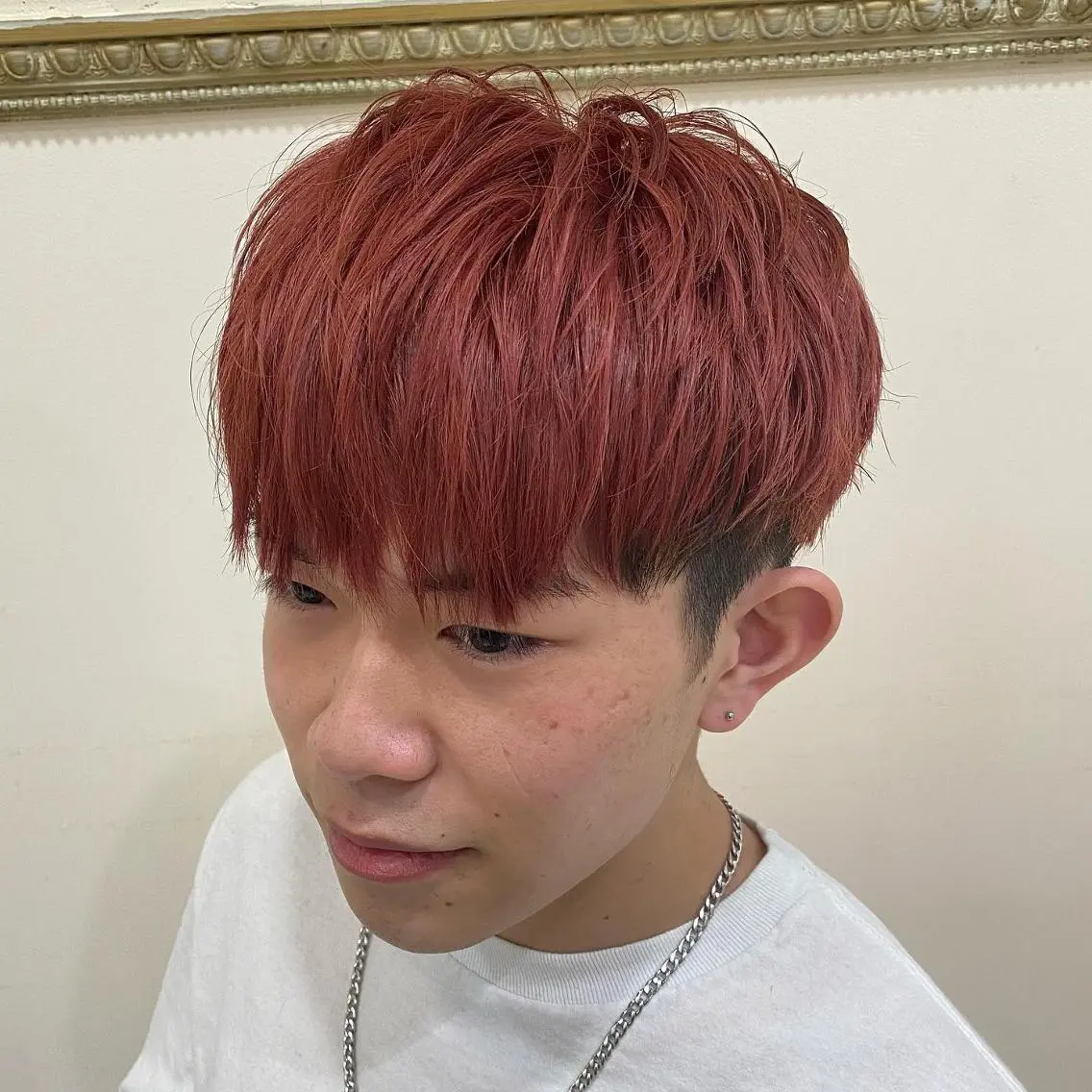 パーマ メンズ フェードカット メンズパーマ メンズツイストパーマ ツイストスパイラルパーマ 刈り上げ 年間2000名担当◎ パーマ職人/仲原佑樹のヘアスタイル