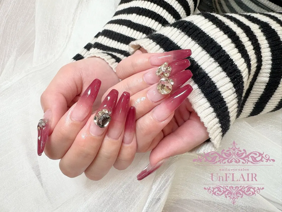 【初回ジェルオフ無料★】チップスカルプ＋ワンカラーorグラデの写真