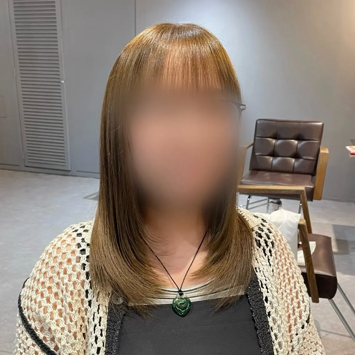 ミディアム Mimi🎀ブリーチ なし透明感 Ｗカラーのヘアスタイル