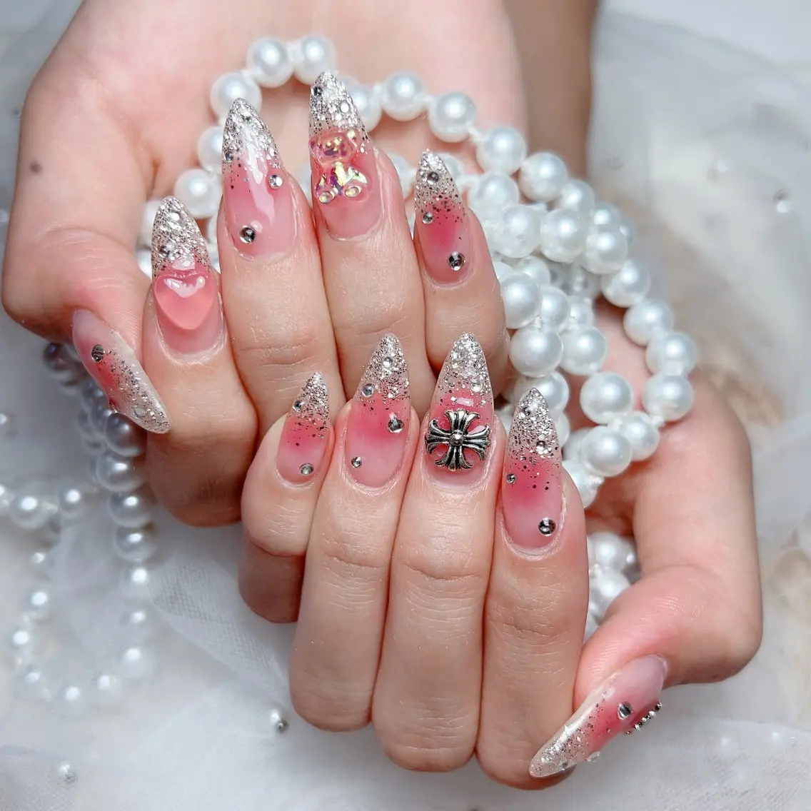 ネイル ハンドネイル M 🌷Nail 長さだし専門店のネイルデザイン