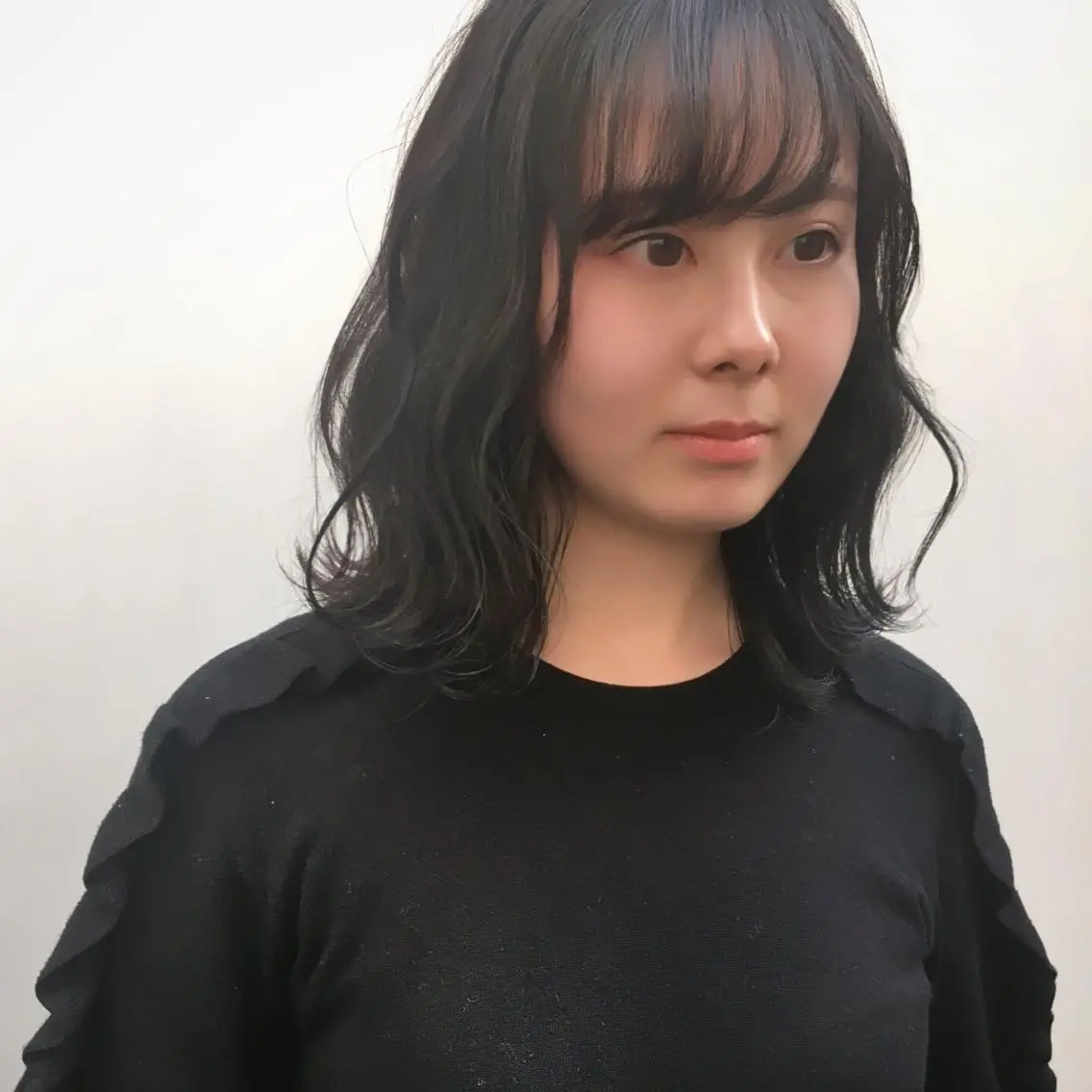 ミディアム カラー 透明感カラー イルミナカラー カット ヘアカラー 山中 直輝のヘアスタイル
