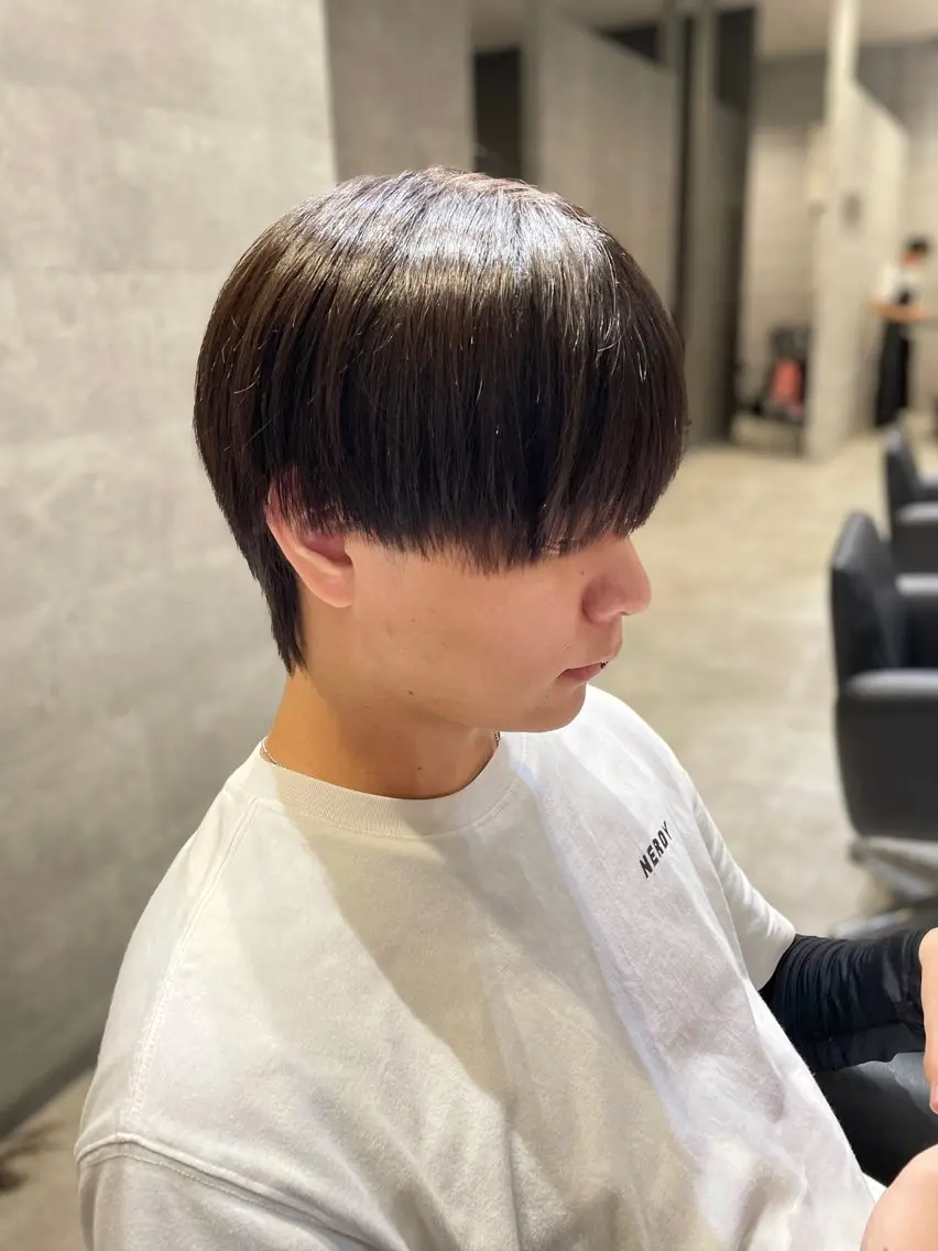 ミディアム メンズ マッシュ カット _white鳳店/ TAKERUのヘアスタイル