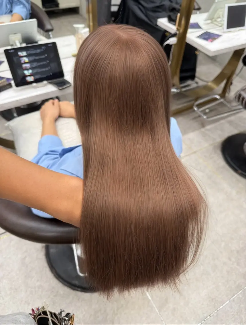 ロング カラー カット ヘアカラー トリートメント レイヤーダブルカラー KYONのヘアスタイル