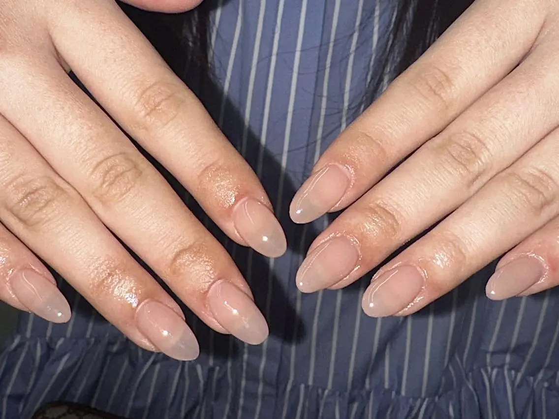 ネイル ハンドネイル 🦋y y Nail 🤍のネイルデザイン