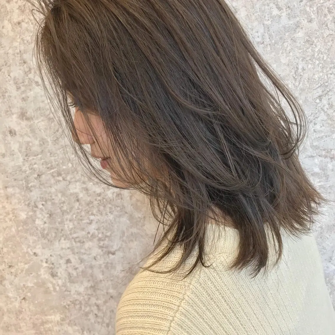 ミディアム カラー ベージュカラー ショート特化 /天神大名/ハルナのヘアスタイル
