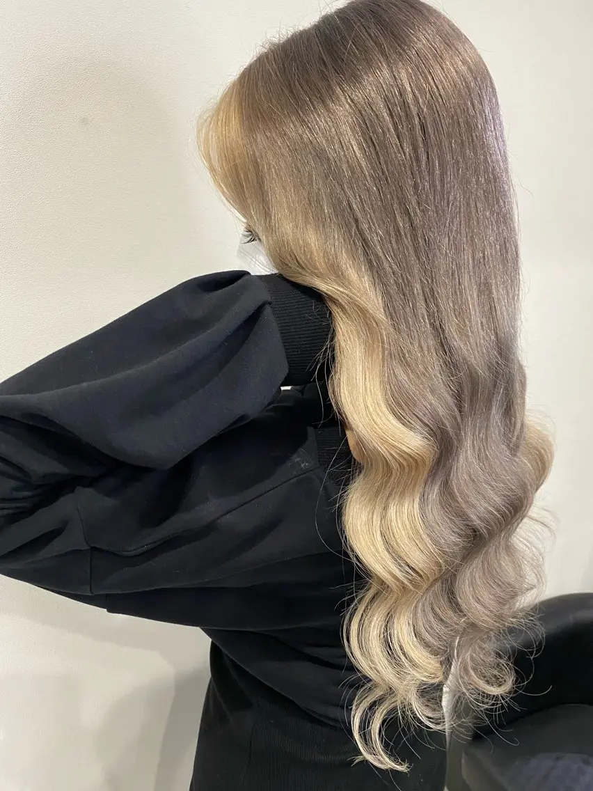 【プルエクステ】ご新規様限定🦋馴染ませカット×ケアカラー×トリートメント×ダイヤモンド毛質80本の写真