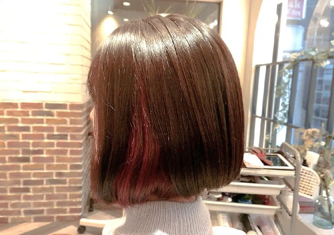 ショート ヘアカラー トリートメント 渡辺 康行のヘアスタイル