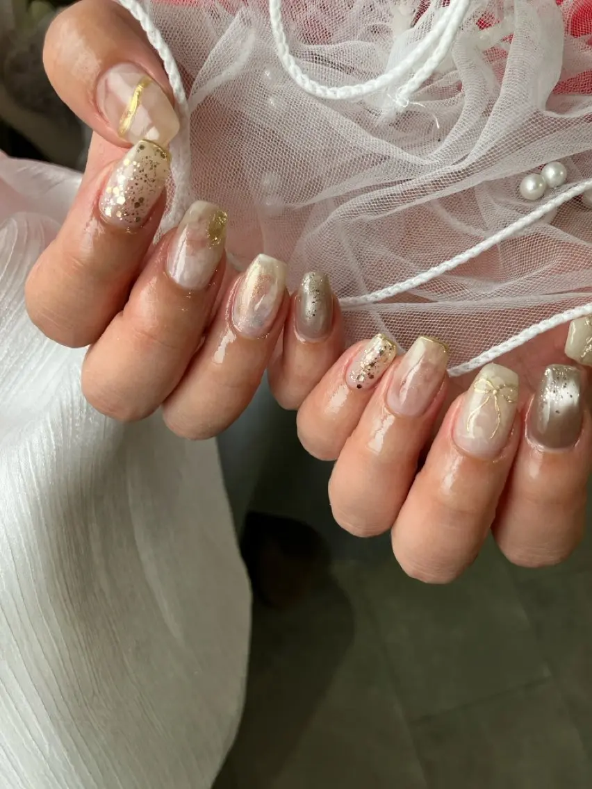 ミディアム nail salon neigeのネイルデザイン