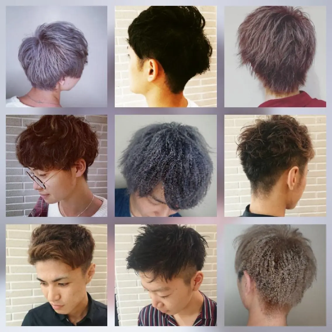 メンズ カラー パーマ ヘアアレンジ マッシュ ブリーチ/ヘアケア/ 艶髪/イギチハルのヘアスタイル