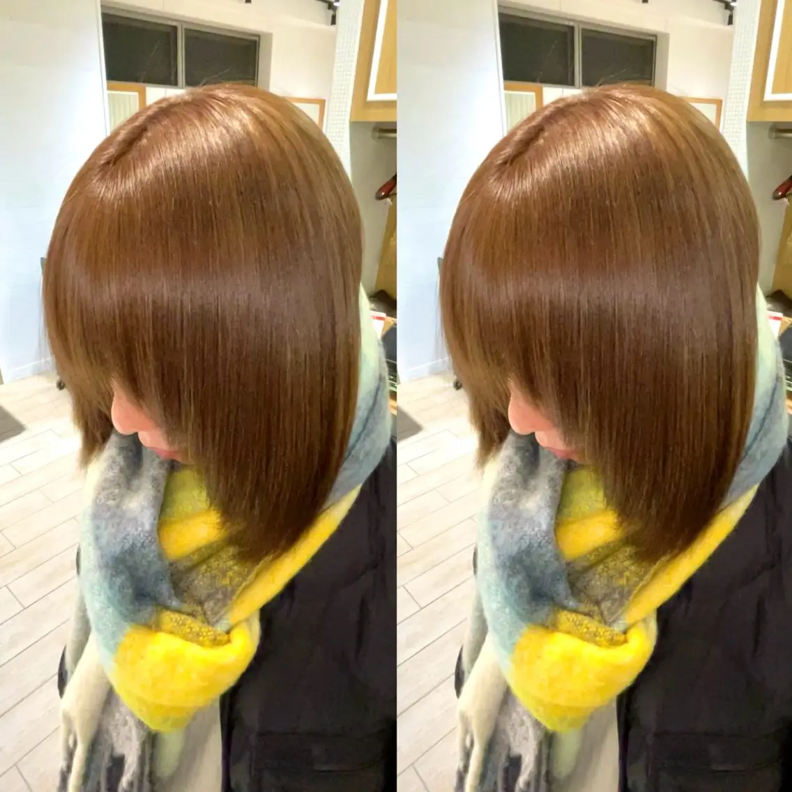 ミディアム カラー ヘアカラー 髪質改善矯正/カラー /吉祥寺 mariのヘアスタイル